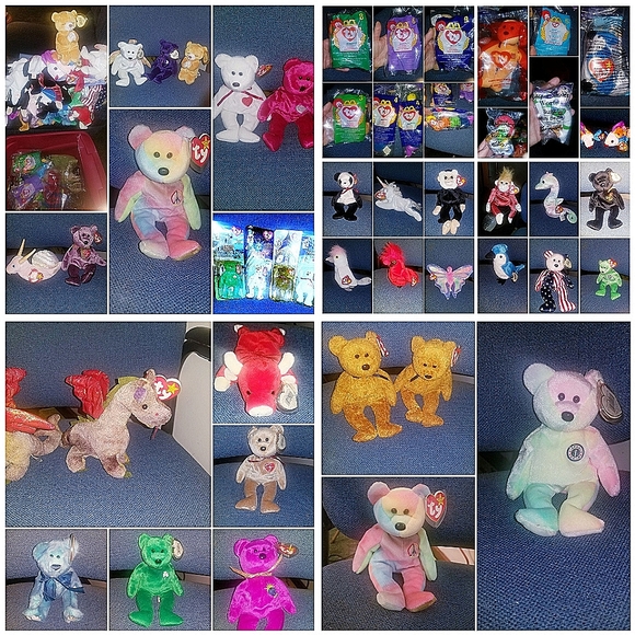 Mega Ty Beanie baby lot all valuable collecters Mint w/Tags- proceeds Charity